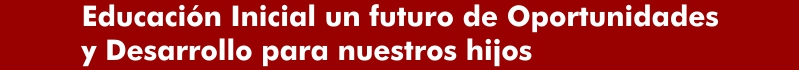 Educación Inicial